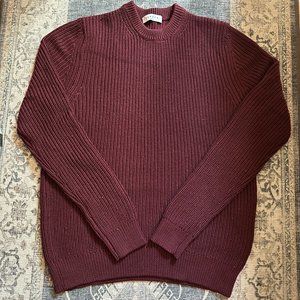 Sandro Burgundy Sweater